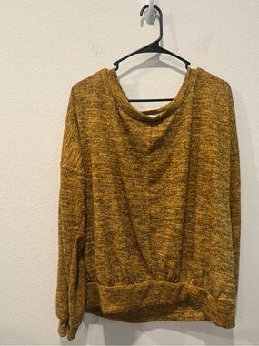 Cozy Women's Mustard Knit Sweater